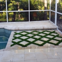 Synthetic Grass Idlewild, California Landscaping, Above Ground Swimming Pool