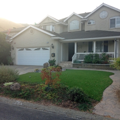 Artificial Grass Carpet Avenal, California Landscape Rock, Front Yard Design