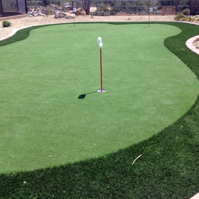 Fake Turf Terminous, California Putting Green, Beautiful Backyards