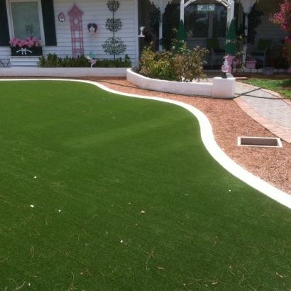 Synthetic Grass South Dos Palos, California Landscaping, Front Yard Landscaping