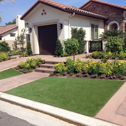 Synthetic Lawn Wilton, California Landscape Rock, Front Yard Design