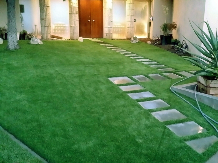 Artificial Grass Installation Drytown, California Landscape Design, Front Yard Landscaping Ideas