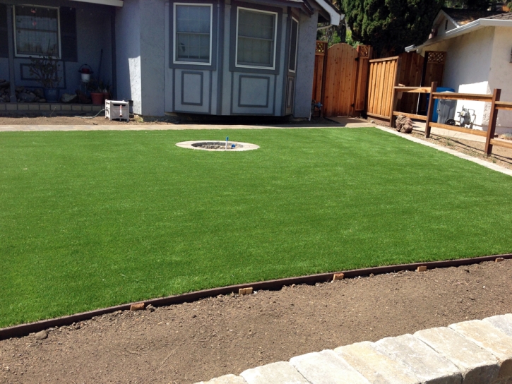 Artificial Grass Installation Paso Robles, California Landscape Design, Front Yard Ideas