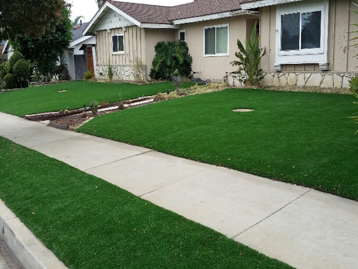 Artificial Turf Collierville, California Landscape Design, Front Yard Design