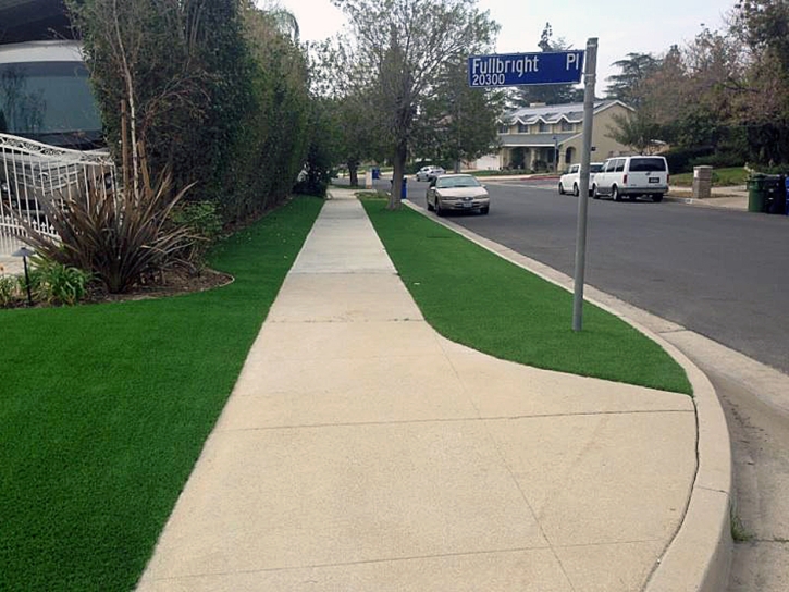 Fake Grass Laton, California Garden Ideas, Small Front Yard Landscaping