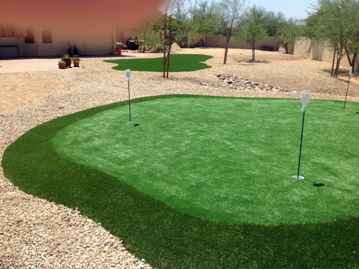 Fake Grass Los Altos Hills, California Putting Green Turf, Backyards