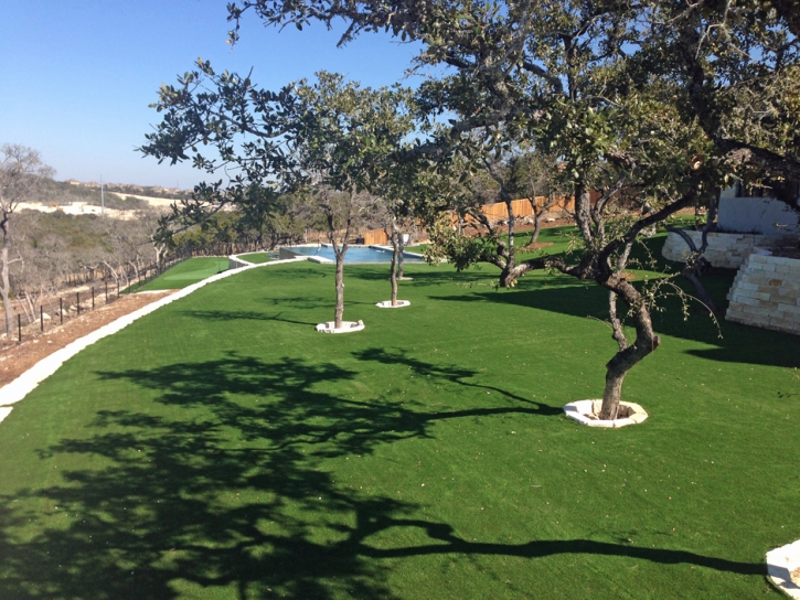 Fake Lawn Big Sur, California Putting Green Grass, Backyard Landscape Ideas