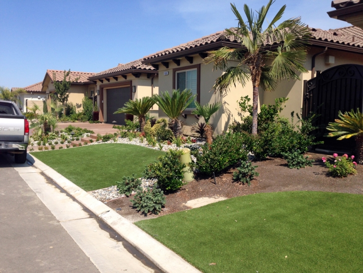 Fake Turf Alpine Village, California Home And Garden, Front Yard Landscape Ideas