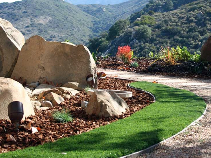 Faux Grass Long Barn, California Lawn And Garden, Front Yard Design