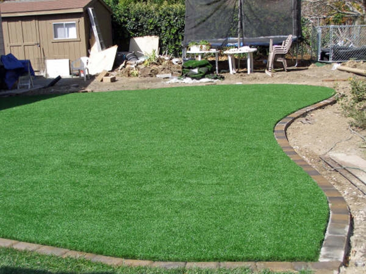 Grass Installation San Miguel, California Backyard Deck Ideas, Backyard Landscape Ideas