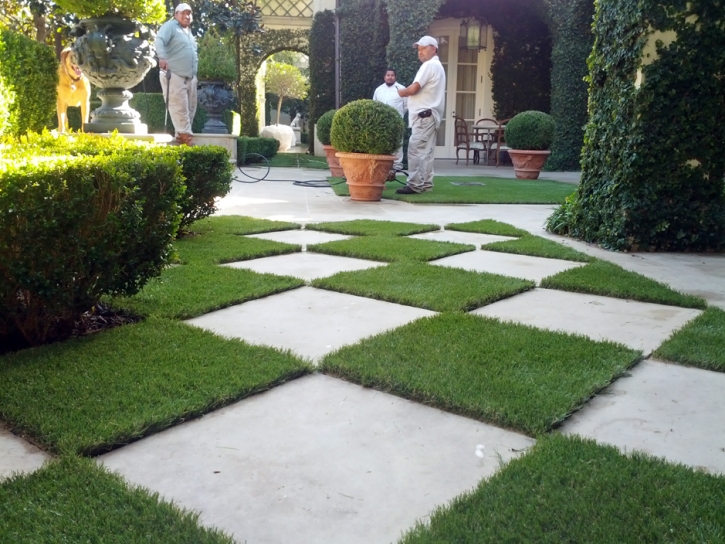 Grass Turf Dos Palos, California Landscape Photos, Pavers