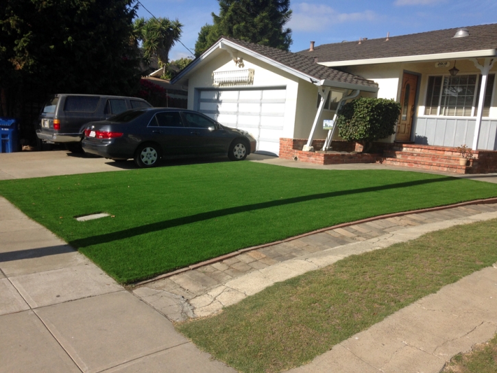 Synthetic Grass Pittsburg, California Backyard Deck Ideas, Front Yard