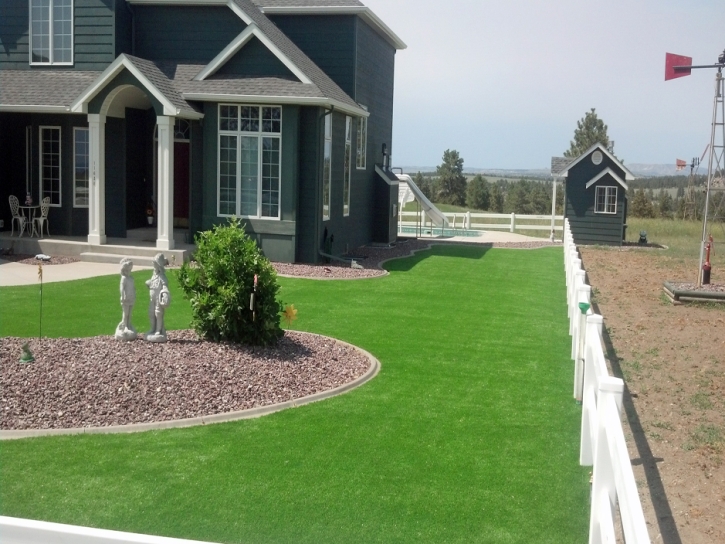 Synthetic Grass South Taft, California Lawn And Garden, Front Yard Design