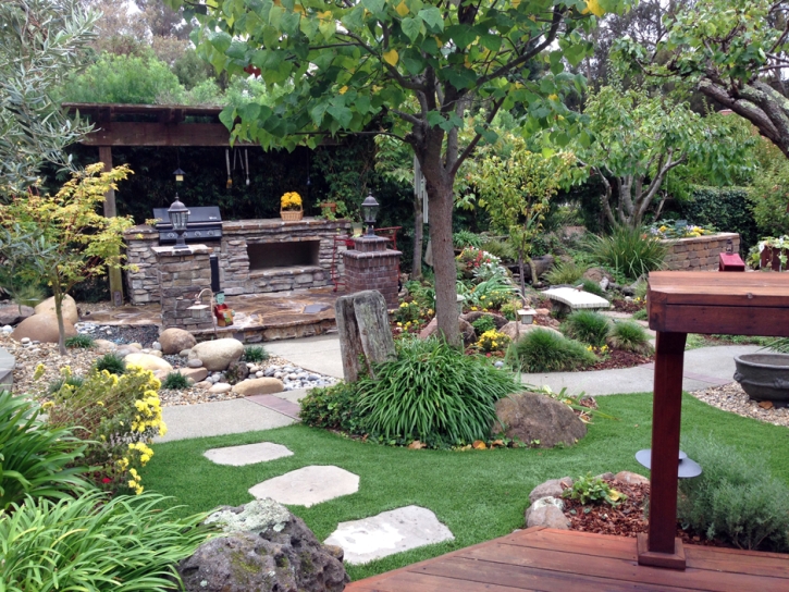 Synthetic Lawn Delft Colony, California Landscape Design, Pavers