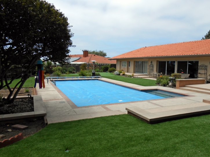 Turf Grass Pacific Grove, California Backyard Putting Green, Backyard Designs